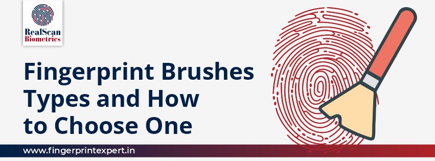Fingerprint Brushes | Types and How to Choose One